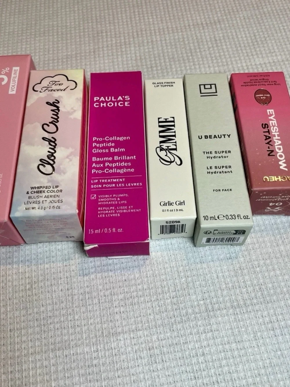 Luxury Beauty Bundle 6 Pc Medicube Too Faced Paula's Choice U Beauty SACHEU NIB